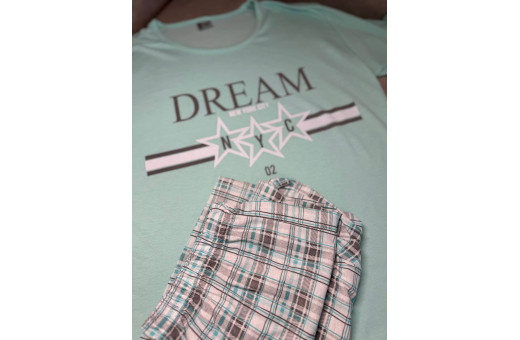 Піжама, футболка та бриджі Dream котон