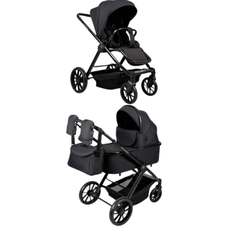 Дитяча коляска 2в1 Ninos Estrella Black Black Дитяча коляска 2в1 Ninos Estrella Black Black