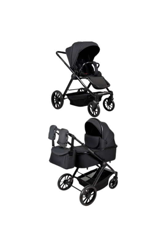  Дитяча коляска 2в1 Ninos Estrella Black Black