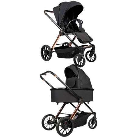 Дитяча коляска 2в1 Ninos Estrella Black Gold