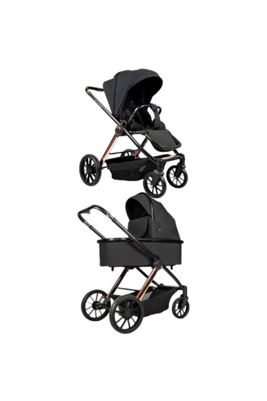  Дитяча коляска 2в1 Ninos Estrella Black Gold