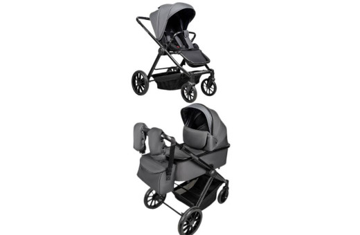Дитяча коляска 2в1 Ninos Estrella Grey Black Дитяча коляска 2в1 Ninos Estrella Grey Black