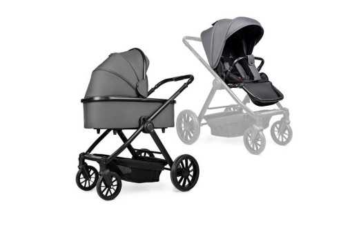 Дитяча коляска 2в1 Ninos Estrella Grey Black Дитяча коляска 2в1 Ninos Estrella Grey Black