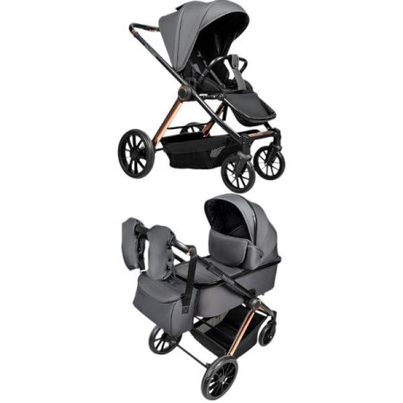 Дитяча коляска 2в1 Ninos Estrella Grey Gold Дитяча коляска 2в1 Ninos Estrella Grey Gold