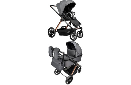 Дитяча коляска 2в1 Ninos Estrella Grey Gold Дитяча коляска 2в1 Ninos Estrella Grey Gold