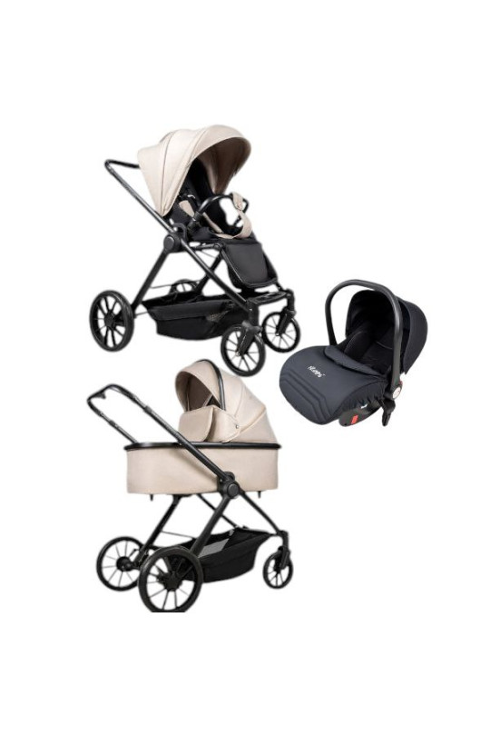  Дитяча коляска 3в1  Ninos Estrella Beige Black