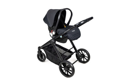 Дитяча коляска 3в1 Ninos Estrella Black Black