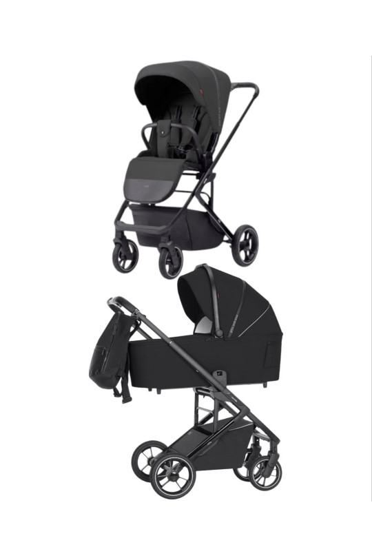  Дитяча коляска 2в1  Carrello Alfa/W Midnight Black