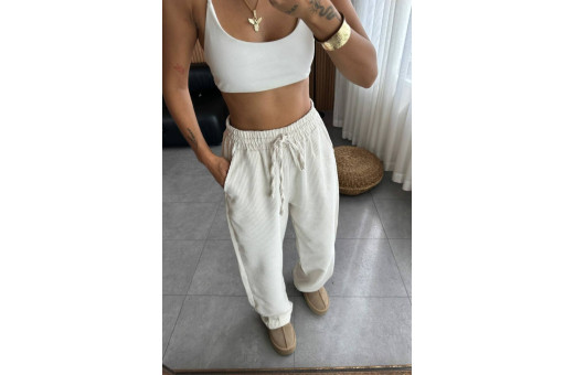 Жіночі вельветові штани палаццо