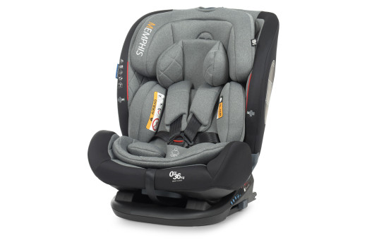 Автокрісло ME 1093 MEMPHIS Gray Black