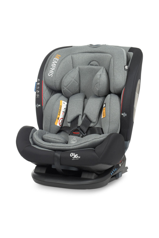 Автокрісло ME 1093 MEMPHIS Gray Black