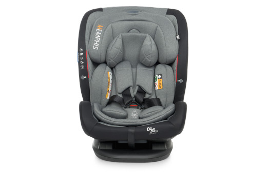 Автокрісло ME 1093 MEMPHIS Gray Black
