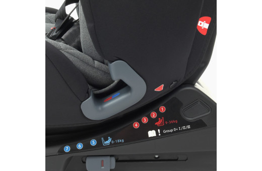 Автокрісло ME 1093 MEMPHIS Gray Black