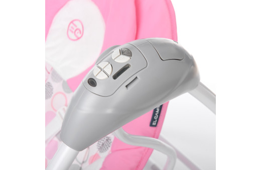 Гойдалка-шезлонг ME 1028 SENSA Circles Pink