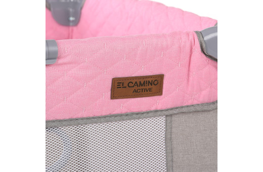 Манеж ME 1096 ACTIVE Pink Gray