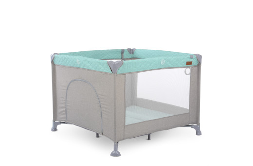 Манеж ME 1097 CASTLE Mint Gray