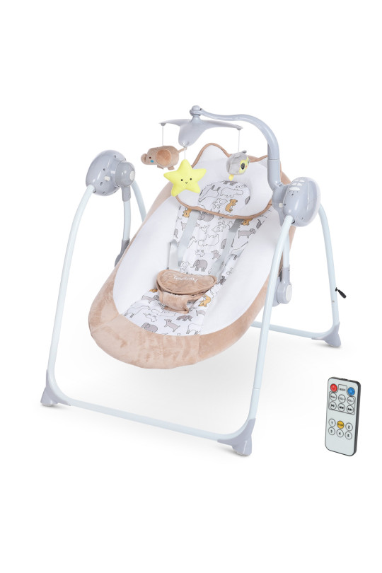 Гойдалка ME 1075 TEDDY Beige Animals