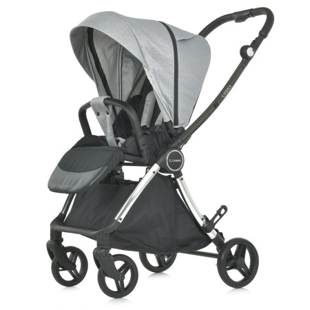 Коляска дитяча ME 1078 VERSA Melange Gray