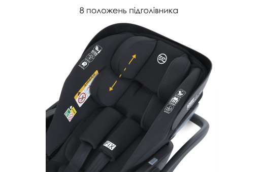 Автокрісло дитяче ME 1110 i-FIX Royal Dark Gray