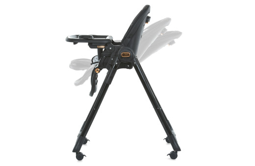 Стільчик ME 1037-B CRYSTAL Black Gold