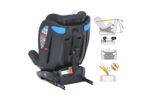 Автокрісло дитяче ME 1114 EVEREST Dark Gray