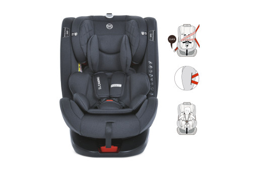 Автокрісло дитяче ME 1114 EVEREST Dark Gray