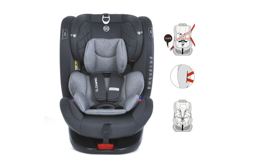 Автокрісло дитяче ME 1114 EVEREST Light Gray