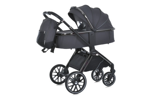 Коляска детская 2в1 ME 1124 PRESTIGE Asphalt Gray