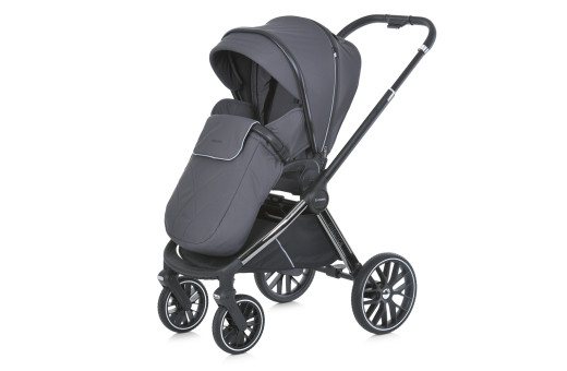 Коляска детская 2в1 ME 1124 PRESTIGE Asphalt Gray