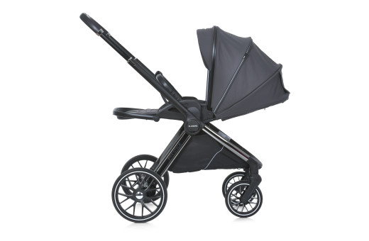 Коляска детская 2в1 ME 1124 PRESTIGE Asphalt Gray