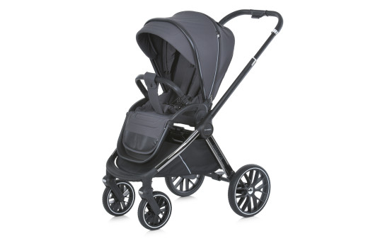 Коляска детская 2в1 ME 1124 PRESTIGE Asphalt Gray