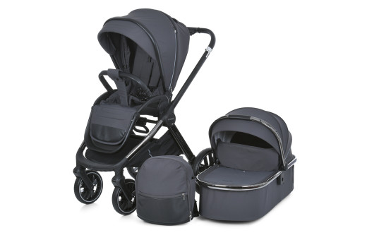 Коляска детская 2в1 ME 1124 PRESTIGE Asphalt Gray