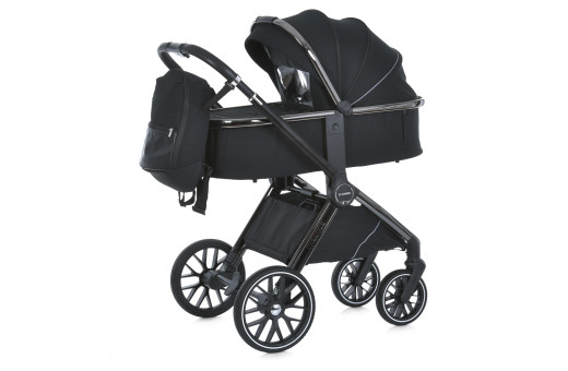 Коляска детская 2в1 ME 1124 PRESTIGE Jet Black
