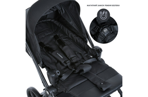 Коляска дитяча ME 1138 SPIN 360 Black