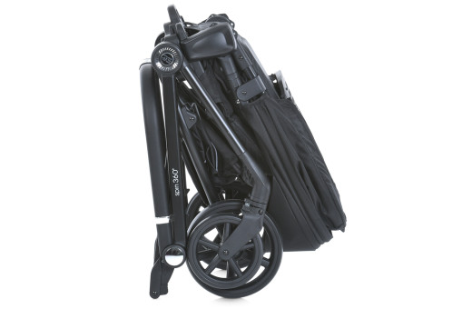 Коляска дитяча ME 1138 SPIN 360 Black