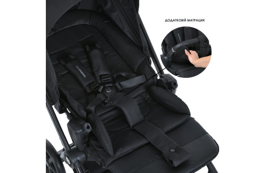 Коляска дитяча ME 1138 SPIN 360 Black