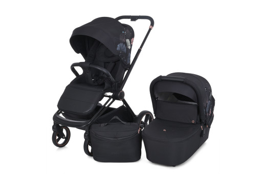 Коляска універсальна 2в1 ME 1091-B PERSONA Black Art