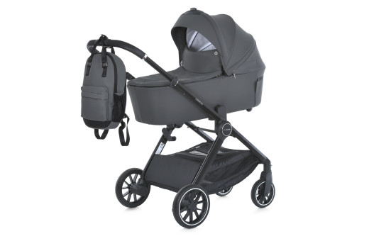 Коляска дитяча 2в1 ME 1126 GENESIS Asphalt Gray
