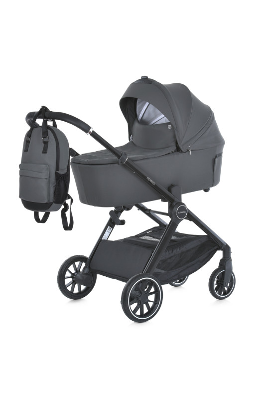 Коляска детская 2в1 ME 1126 GENESIS Asphalt Gray