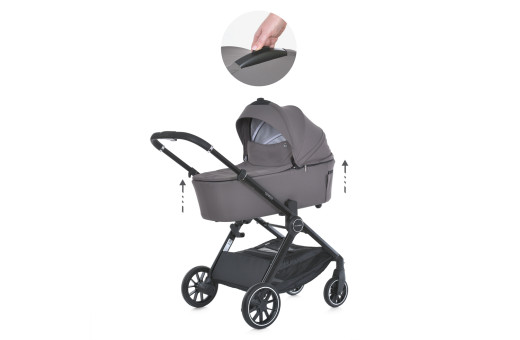 Коляска дитяча 2в1 ME 1126 GENESIS Taupe Gray