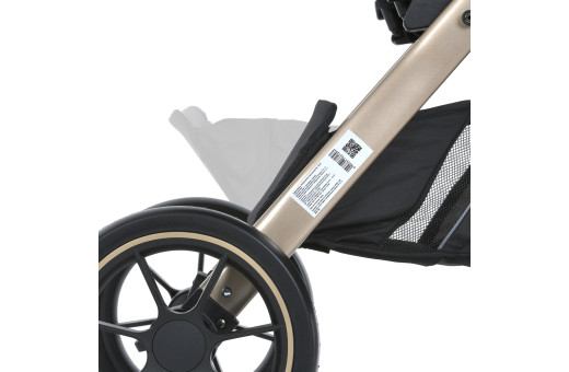 Коляска дитяча ME 1053G-2 DYNAMIC PRO Special Black