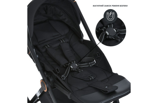 Коляска універсальна 2в1 ME 1100-1 ERA Black Ink