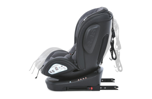 Автокрісло ME 1045 EVOLUTION 2 360° Melange Cloud Gray