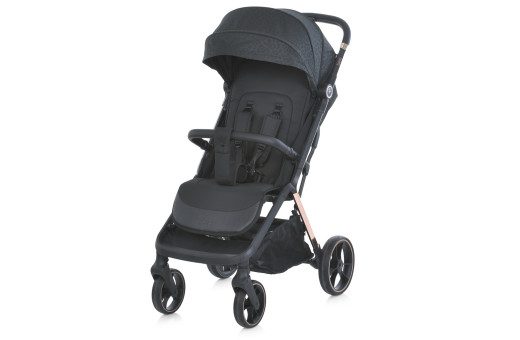 Детская коляска ME 1127-G BEYA Black Leo