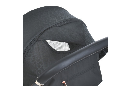 Детская коляска ME 1127-G BEYA Black Leo