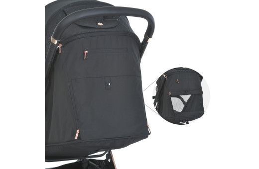 Детская коляска ME 1127-G BEYA Black Leo