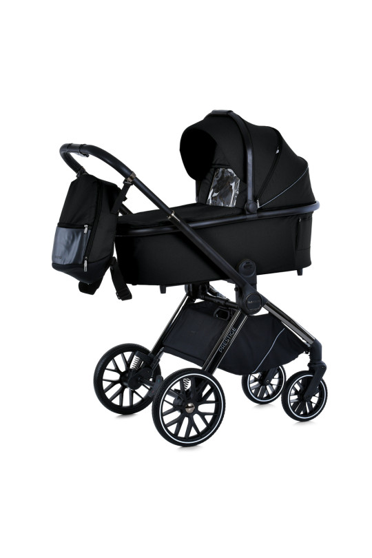 Коляска універсальна 2в1 ME 1124-2 PRESTIGE Black