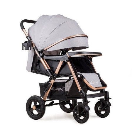 Прогулянкова дитяча коляска-візок Ninos Maxi Light Grey Прогулянкова дитяча коляска-візок Ninos Maxi Light Grey
