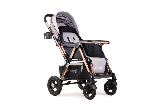 Прогулянкова дитяча коляска-візок Ninos Maxi Light Grey Прогулянкова дитяча коляска-візок Ninos Maxi Light Grey